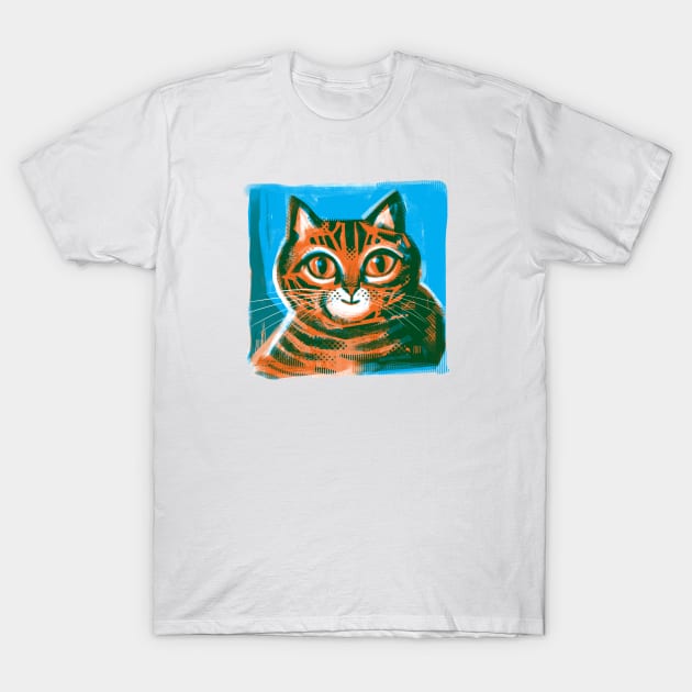 Red Cat T-Shirt by Gareth Lucas